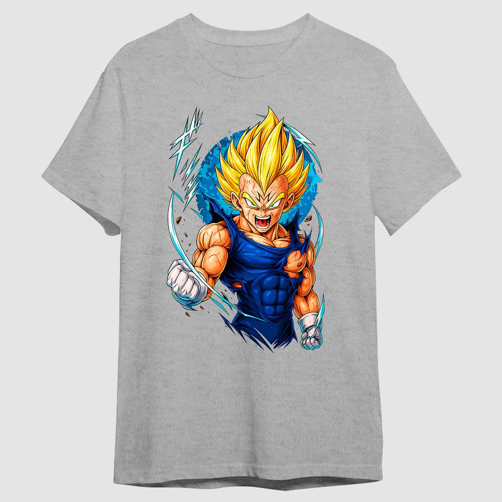 Dragon Ball Anime Herren Damen Sommer T-Shirt Oversized Vintage Kurzarm T-Shirt Lässig Harajuku Streetwear Y2k Top Mode