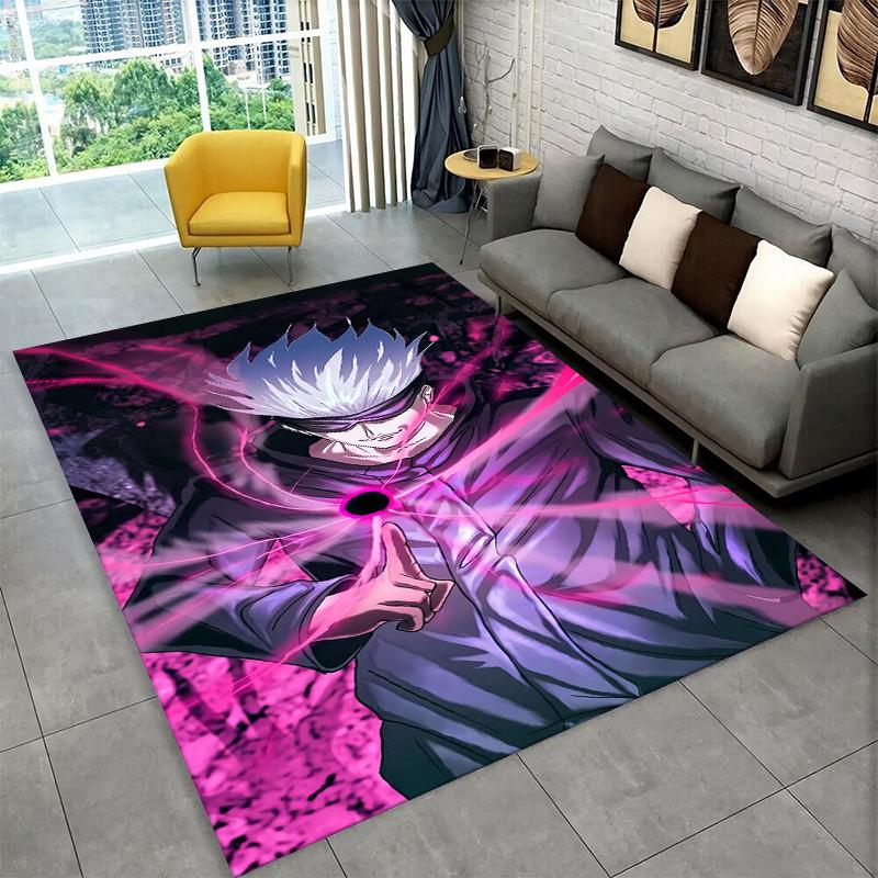 

Cartoon Jujutsu Kaisen Anime Itadori Yuj Carpet Rug for Playroom Bedroom Living Room Sofa Home Decor,kid Non-slip Floor Mat 40x60cm