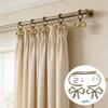 Modern Yellow bend Drapery Fasteners produced Of Quality Metal Perfect For French fashion Openings
