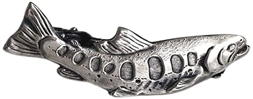 ISHOKUYA (Ishokuya) Angler Series Unique Fish Tie Clip, Tie Clip, Tie Bar, Yamame Trout