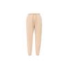 Vintage Solid Color Elastic Cuff Fleece Lined Lace Up Knitted Sweatpants Men's Brown FN6357-244