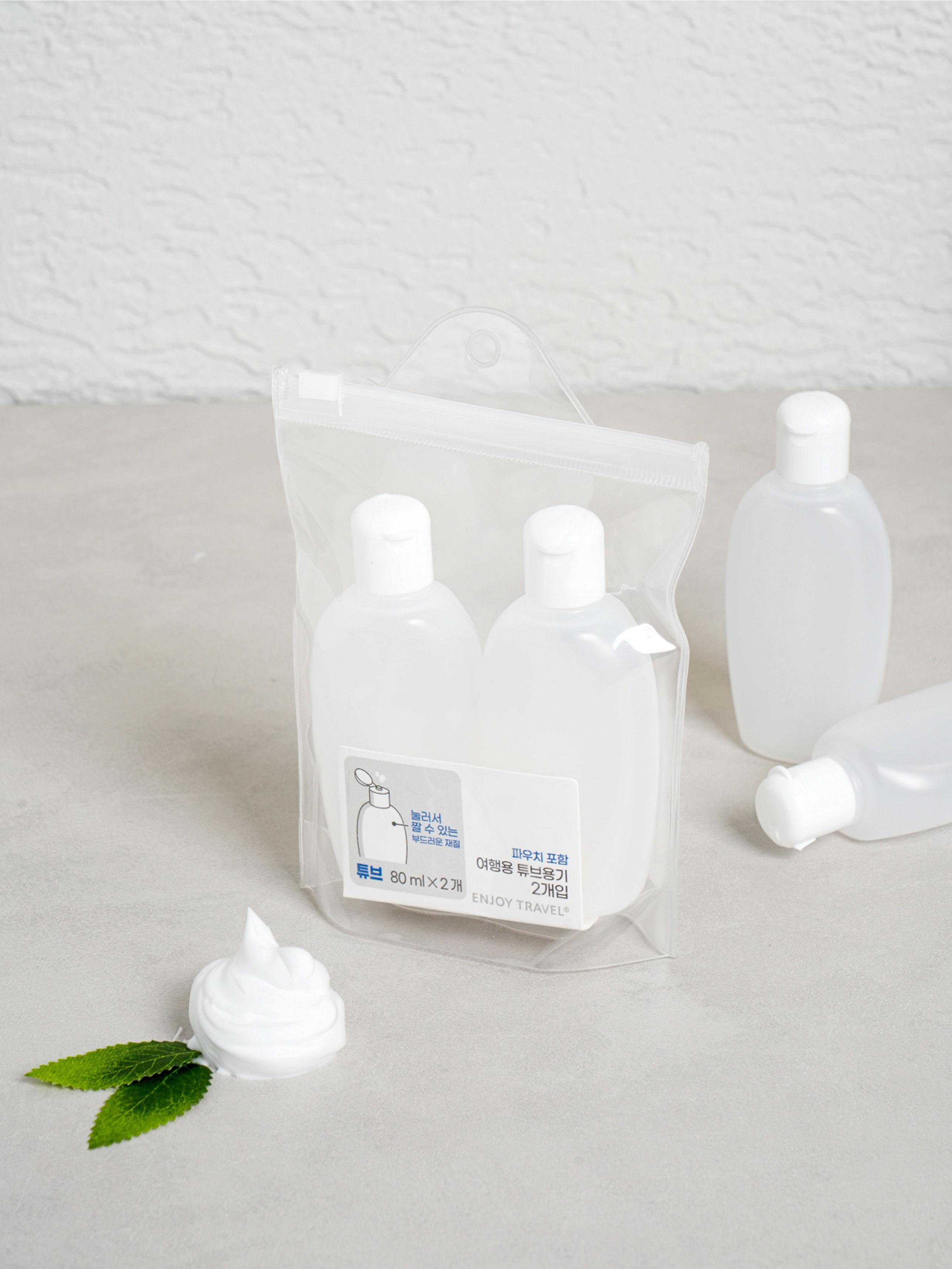 Travel Refill Container Set 80ml (2-Pack) 1ea