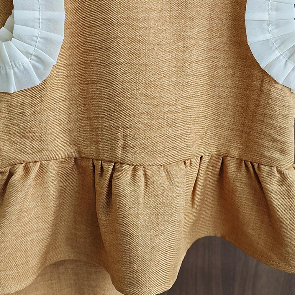 Koreanische Version Kinderkleidung Mädchen Blau Imitation Denim Anzug Sommer Ärmelloses Oberteil + Weite Hose Zweiteiliges Set