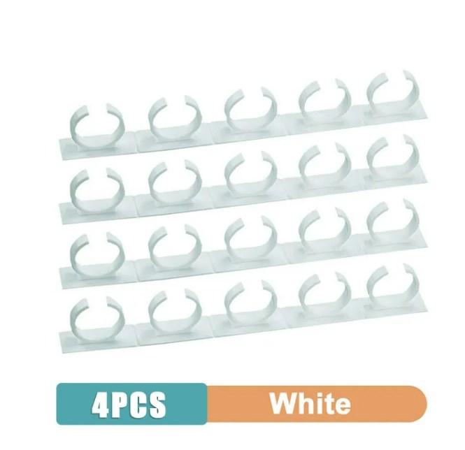 2/4pcs Kitchen Storage Rack Seasoning Jar Storage Rack Simple Bottle Clip Wall Mount Spice Bottle Stand 5 Hole Ingredient Holder