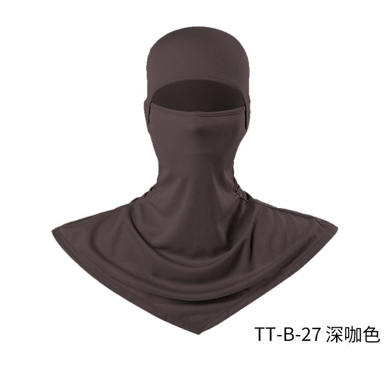 Male face mask UV protection cycling hood neck protection fishing sun protection full mask