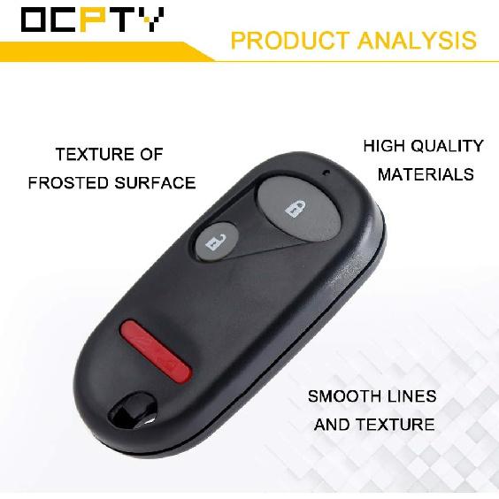 OCPTY 2X Flip Key Entry Remote Control Entry Remote Key Fob for 02 03 04 05 06 07 08 09 10 for Honda for Civic for CR-V for Element OUCG8D-344H-A
