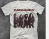 Badlands Weiß Unisex T-Shirt Kurzarm Baumwolle Weiß Alle Größen Shirt