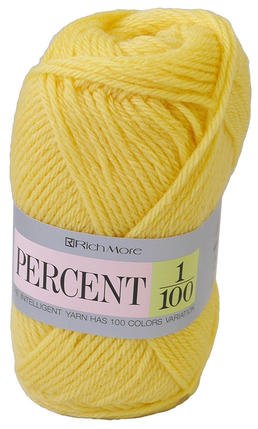 

Hamanaka Richmore Percent Wool Thick Yellow 40g 120m 10 Ball Set 017 Col.4 Approx.