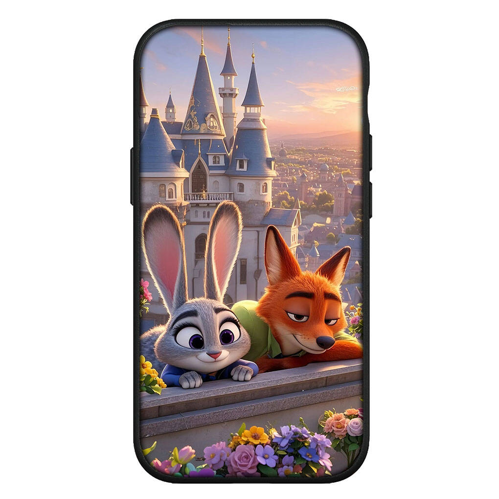 For Motorola Moto Edge 70 60 50 G54 G86 Samsung Galaxy S25 iPhone 17 16 15 Redmi Note 14 Pro Max Phone Case Cartoon Nick Zootopias Garys Judy 2 Cover