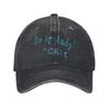 Funny Do It Lady Chit Funny Saying Unisex Women Baseball Cap Humor Distressed Cotton Hat Outdoor All Seasons Adjustable Snapback