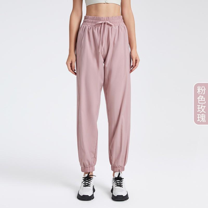 Womens Wide Leg Yoga Pants High Waist Cropped Joggers Quick Dry Athletic Leggings Gym Running Dance