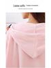Women's Thickened Winter Hooded Bathrobe - Absorbent Coral Fleece Bath Towel with Long Sleeves and Bath Skirt