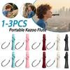 1-3PCS Musical Instruments with Lanyard Funny Musical Whistle Plastic Dudu Mouthpiece Flute for Kids and Adults