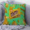 M Cioccolato Caramella Cuscino da Comodino Copricuscino Decorativo Divano Arredamento Casa custodia federe