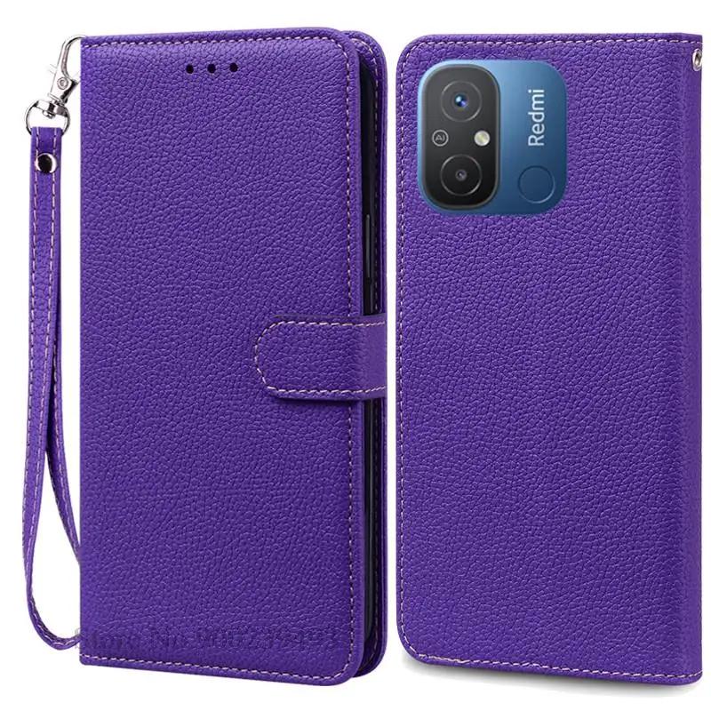 16 Farben Redmi 12C Hülle für Xiaomi Redmi 12C Hülle Leder Brieftasche Flip Case für Redmi 12C 12 C redmi12c Schutzhülle Kartensteckplatz Halter Abdeckung