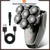 7D Head Shavers for Bald Men Detachable Head Shaver Dry Wet Bald Head Razor IPX7 Waterproof Shaving Machine with Type C Charge