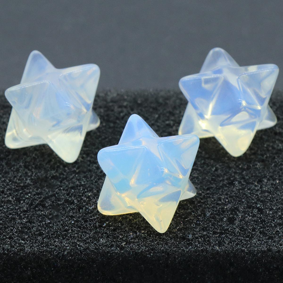 

маленький духовный исцеляющий хрустальный орнамент, натуральный камень звезда Карба, домашний декор, гексаграмма, мини-мебель, ювелирные изделия, 14x20 мм 14x20mm