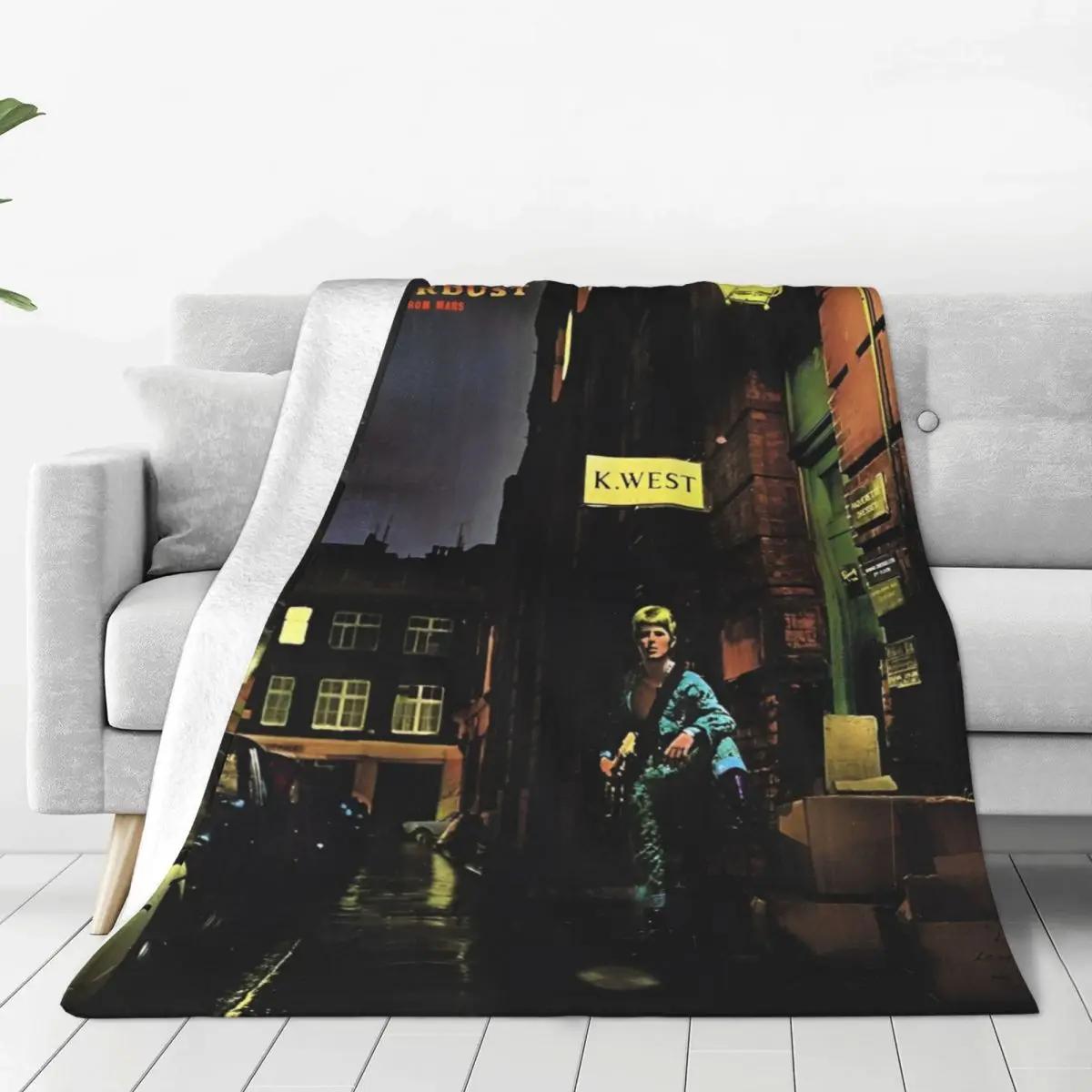 

Englisch Sänger Schauspieler Flanell Decke David Bowies lustige Decke für Bett Sofa Couch x cm 75x90cm