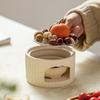 Mini Fornello a Carbone Ceramico per Cerimonia del Tè Indoor Stufa per Riscaldamento Domestico Resistente alle Alte Temperature Piccolo Scalda Tè