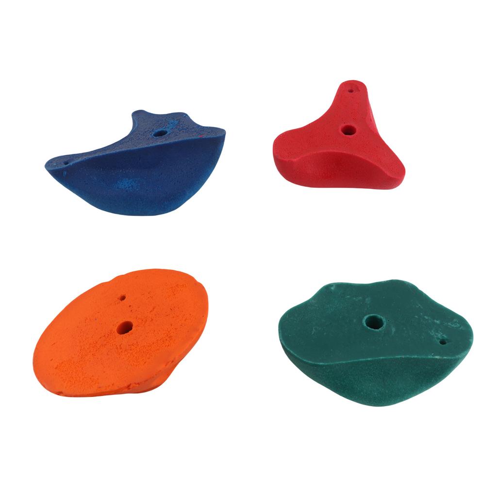 Climbing Holds Multi Color Resin Fiber Different Shape Round Corners Climbing Rock Wall Grips for Outdoor