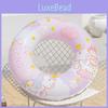 Cute Cartoon Pattern Cloud Horse Kids Baby Inflatable Swim Ring Pink Lifebuoy Water Floating Ring