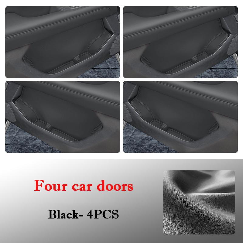 For Haval H9 2026 2026 Car Door Slot Storage Box Leather Protective Pad Cover WaterProof Organize Barrel Interior Accessories