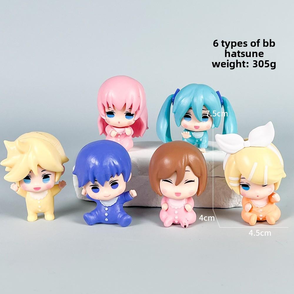 

Hatsune Miku Cat Style Falling Posture Anime Fairy Tale Theme Model Ornament BB Miku SixPack