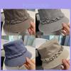 Classic Striped Fisherman Hat With Sun Protection For Outdoor Travel And Casual Wear