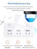 Delixi Multi-Function Socket Strip: One-to-Two Plug, Wire-Free, Multi-Hole Panel Expansion Converter.
