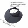 Wide Brim Foldable Shawl Hat Breathable Solid Color Women's Sun Hat with Mask Windproof Sunscreen Sun Hat Outdoor Activities