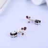 New & Eye Catching Natural Garnet Gemstone Ring Earrings Pendant Necklace set women Elegant jewelry Engagement anniversary gift