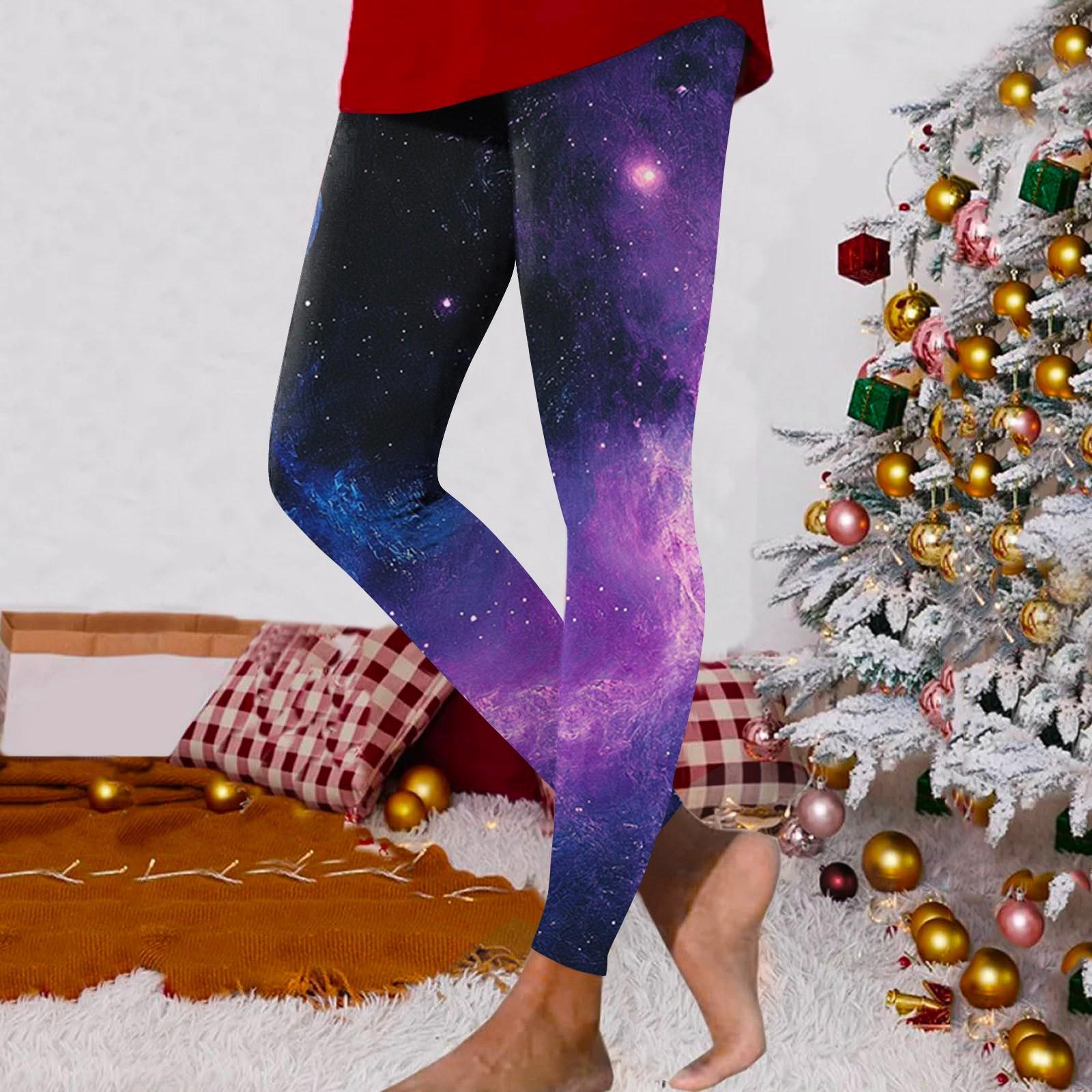 

Женские модные повседневные брюки для йоги с принтом неба и узкими эластичными вставками M киноварь