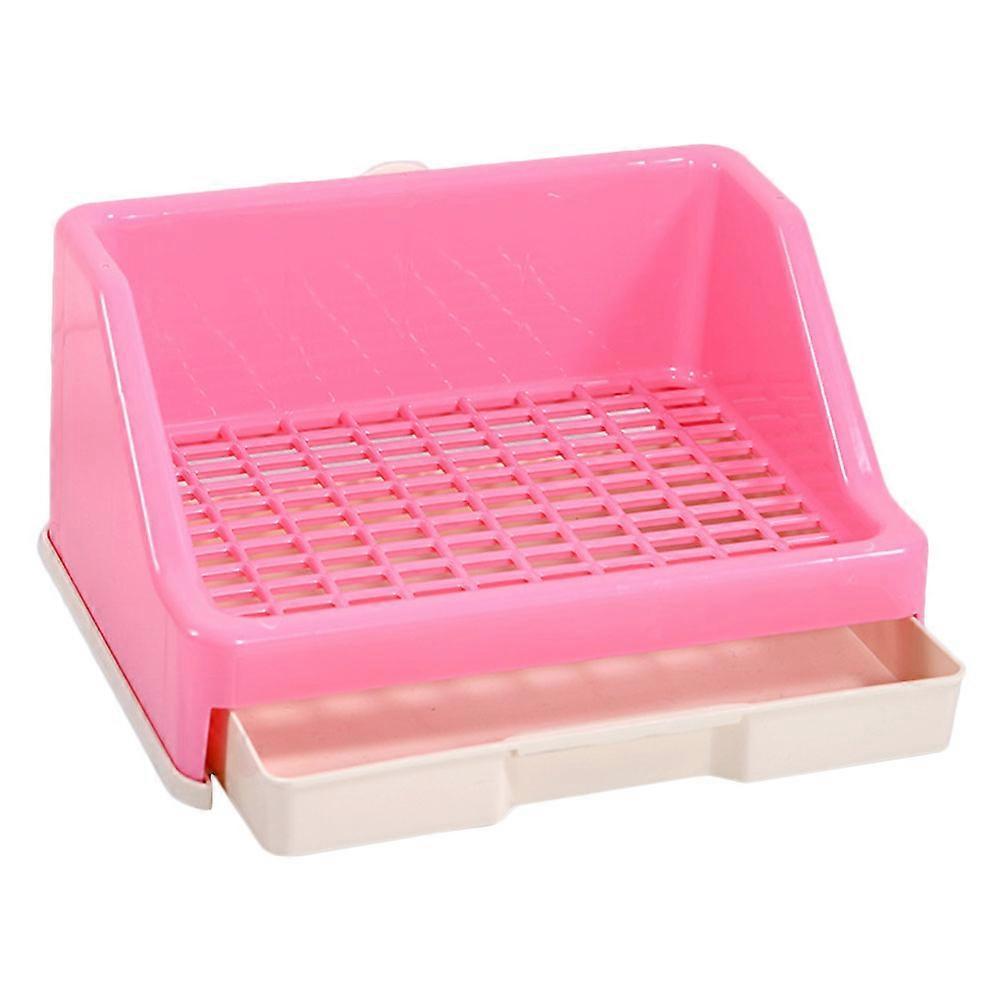 Multi Plastic Bunny Toilet for Pet Use with Antifall Design and Filtering Base 7.8 x 5.1 x 4.3 inches