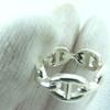 Excellent HERMES Ring Chaine d'Ancre Enchaine PM Silver AG925 Women Used