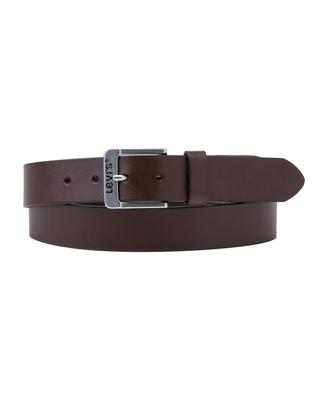 Levi's PREMIUM ZDARMA Kožený pásek se čtvercovou přezkou D6270-0002 US 100