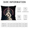 H-Hysterics G-Glamour Pillow Case Plush Fabric Soft Double Sided Print Sofa Cushion Cover Throw Pillow Covers