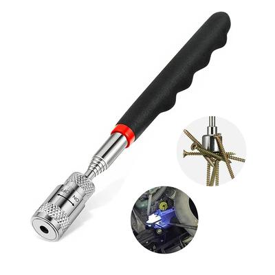 New Telescopic Adjustable Portable Magnet Pick Up Tool Magnetic Telescopic Magnet Grip Pen Telescopic Magnet Stick with Light