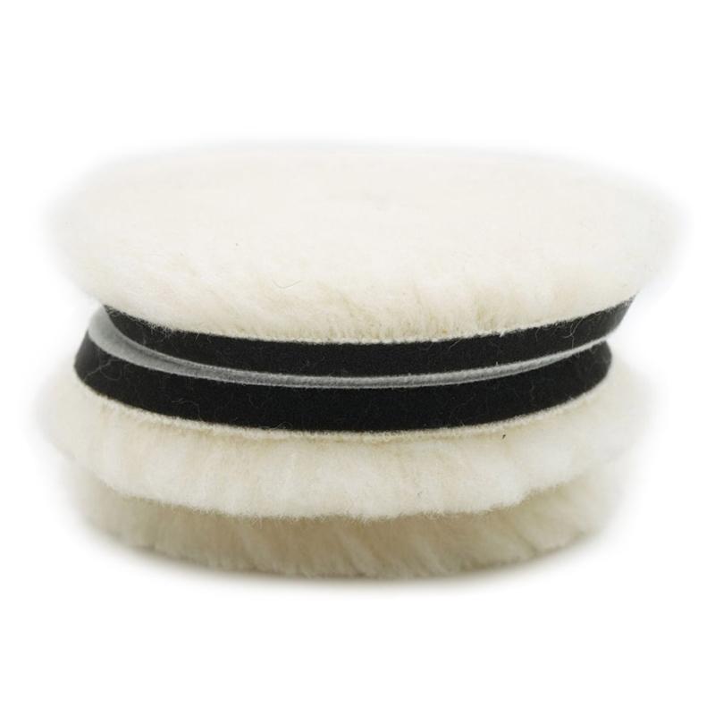 1 szt. 6"/7" wełniana podkładka polerska do maszyny polerującej woskowanie polerowanie polerowanie pielęgnacja lakieru samochodowego podkładki polerskie do polerowania samochodu