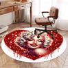 Marilyn Monroe Patroon Rond Tapijt, Binnen/Buiten Mat, voor Picknick, Speelkamer, Slaapkamer, Kantoor, Woonkamer, Huisdecoratie Tapijt, Verjaardagscadeau