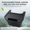 For Tesla Model Y Juniper TPE Rear Center Console Storage Box Organizer Box with Cover Trash Can Under Seat Car Accessories