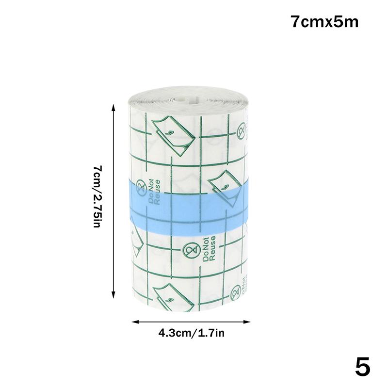 5/10M Medical Bandage Waterproof Tattoo Wound Repair Film Transparent Dressing Adhesive Skin Breathable Tape Plaster Sticker