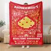 Minecraft Customize Text Blanket Cozy Customizable Blanket Ultra-Soft Perfect for Office Chair Sofa Chair Seaside Four Seasons Universal