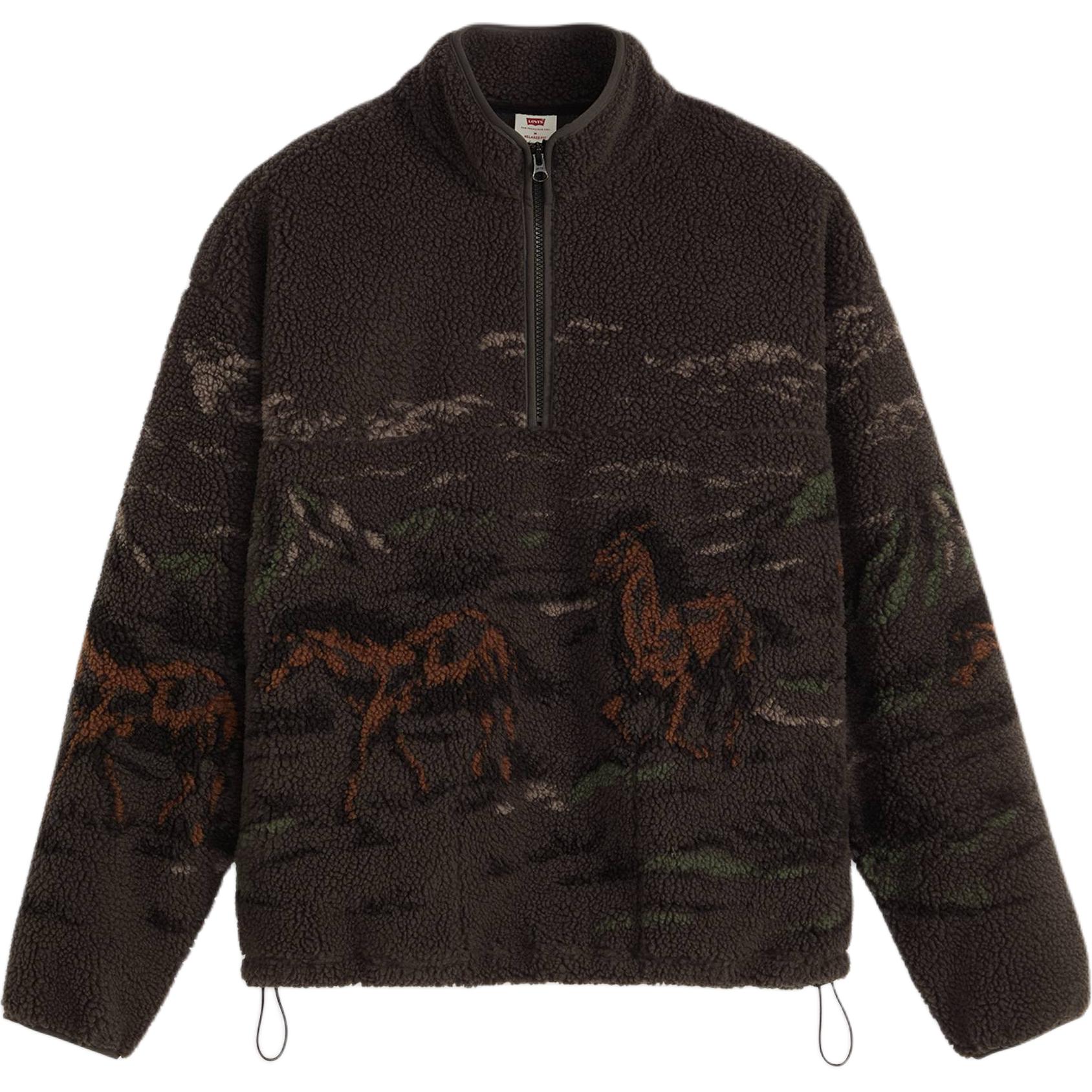 Levis Удобная Теплая Мягкая С Принтом Толстовка С Длинным Рукавом Флисовая Куртка Мужские куртки 003WP-0000 XL 6760₽