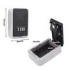 Key Lock Box with 4 Digit Combination Alloy Wall Mounted Weather Resistant Key Safe Storage Lock Box for Outside Home Garage