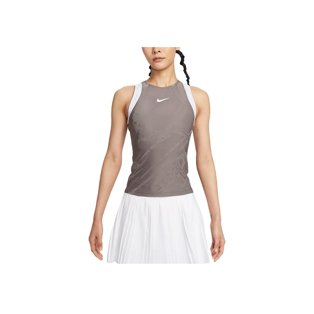 New Nike SLAM DRI FIT SS25 Sport Vests Women's Cave Stone Soccer Gray White FZ6476-289