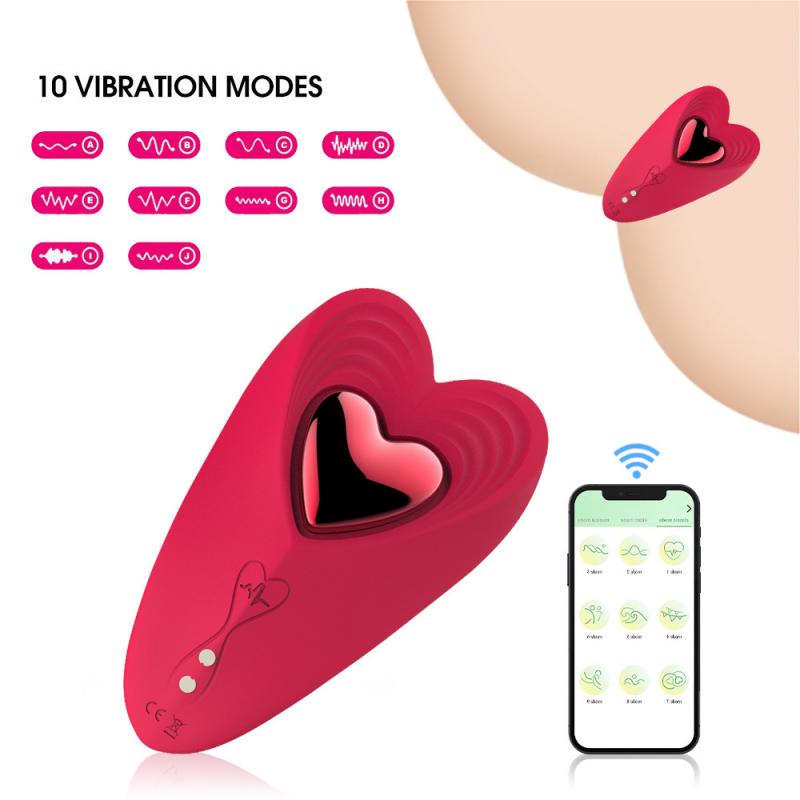 Magnetic Wearable Panty Vibrator APP Remote Control Dual Control Discreet Egg Massager for Women