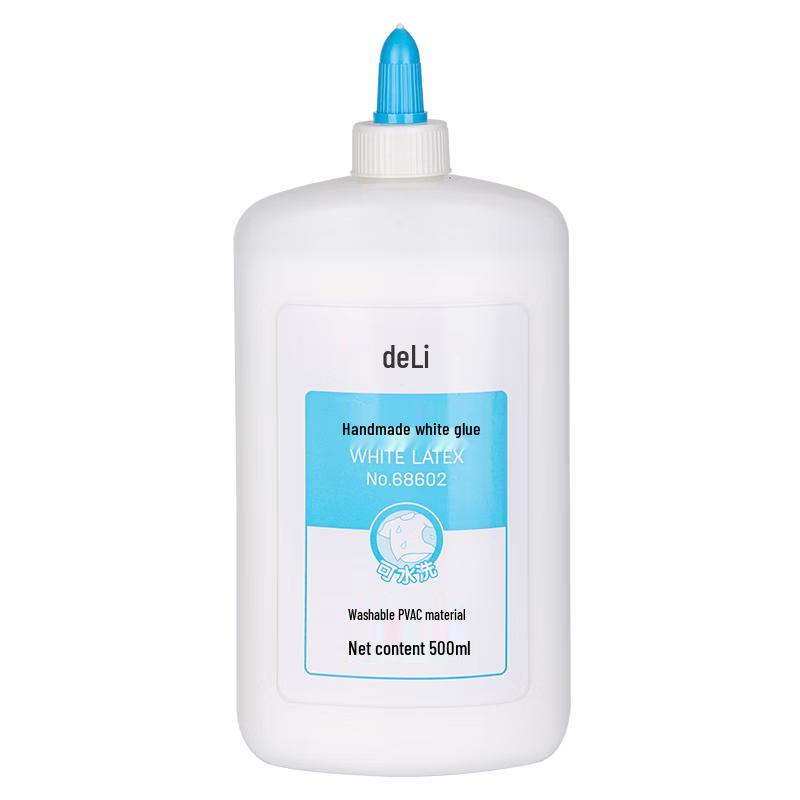 Deli 500ml Washable White Glue for DIY & School