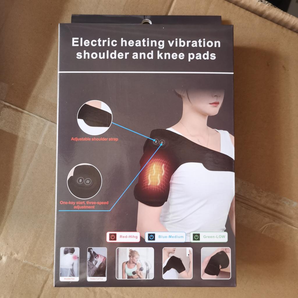 3-in-1 Koorts, Warme Schouder- en Nekpijn, Anti-verkoudheid Moxibustie en Vibratiemassage Fysiotherapie Riem