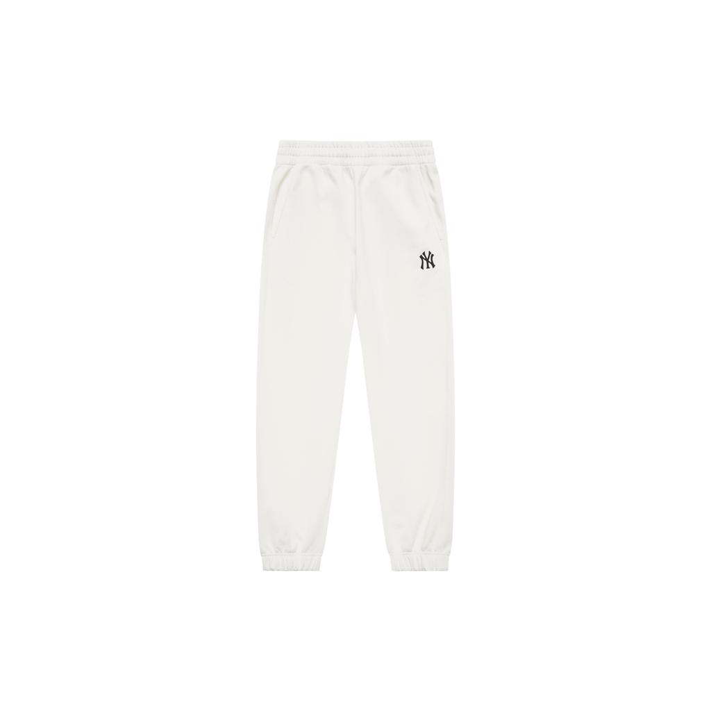 New MLB Base Logo Casual Pants Unisex Cream 3APTB0841-50CRS
