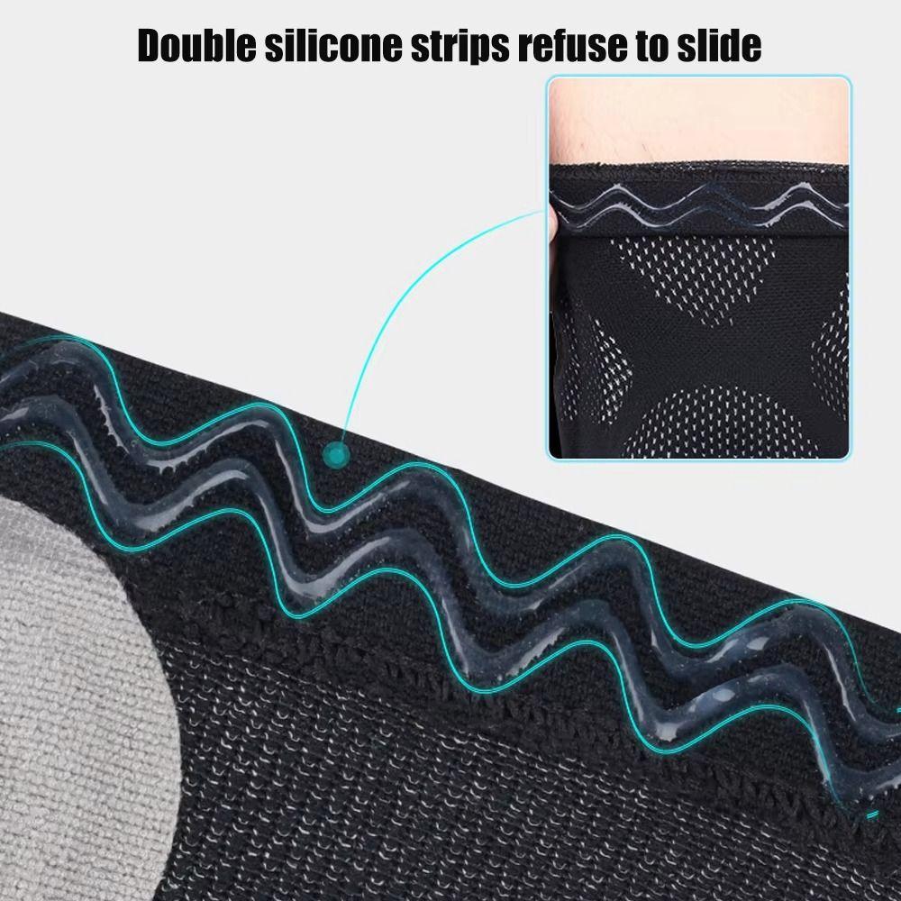 Long Kneepad Leg Compression Sleeve Side Stabilizers Knee Protector Knee Brace Support  Women Men